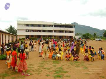 View of school with colourful Little Anandas_CMP_WM